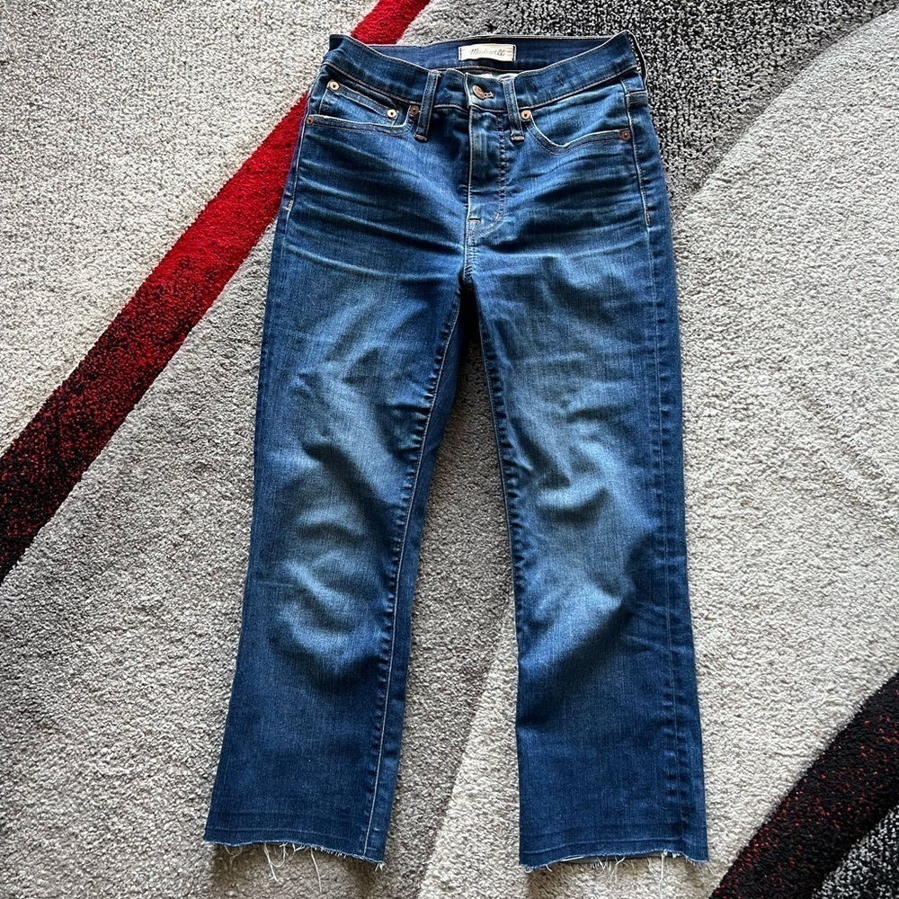 Madewell Cropped Cali Demi Boot Jeans